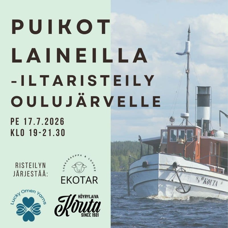 PUIKOT LAINEILLA -NEULERISTEILY 17.7.2026 Kajaani